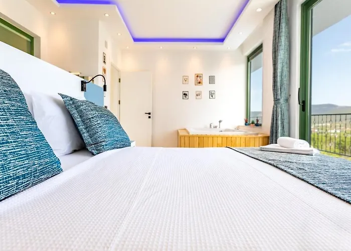 Saribelen 2 Bedroom Secluded With Private Pool Hot Tub Villa Kalkan