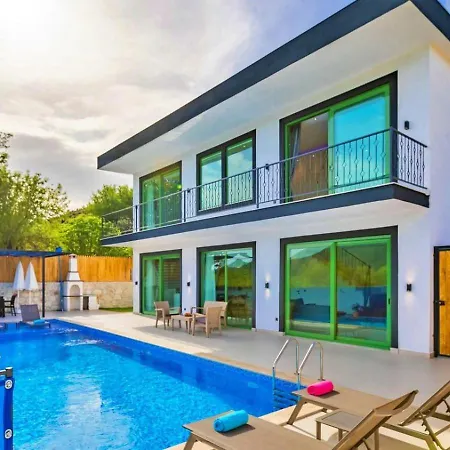 Saribelen 2 Bedroom Secluded With Private Pool Hot Tub Villa Kalkan